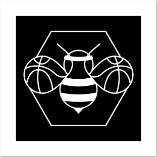 Baller Bee – White Posters and Art